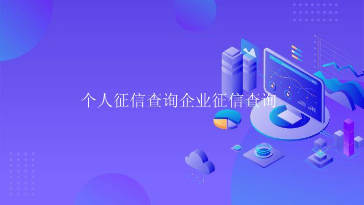 个人征信查询企业征信查询