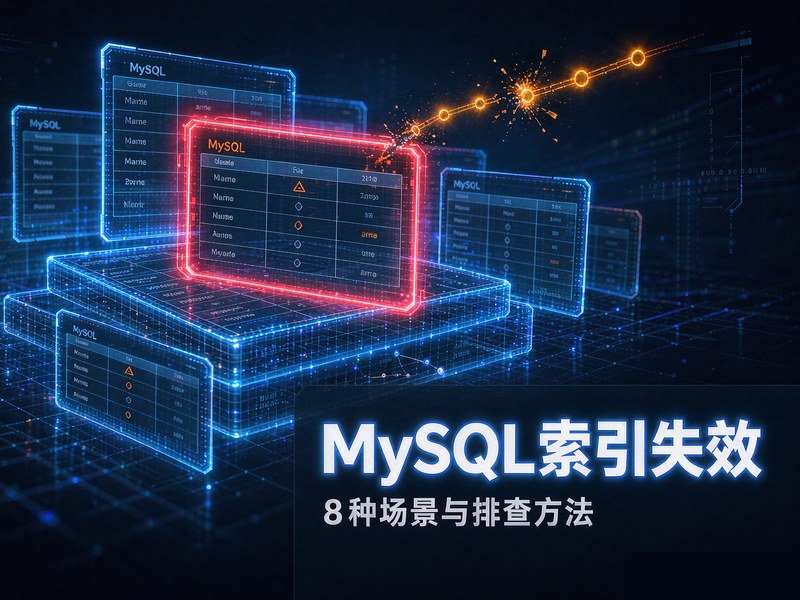 MySQL索引失效的8种场景与排查方法