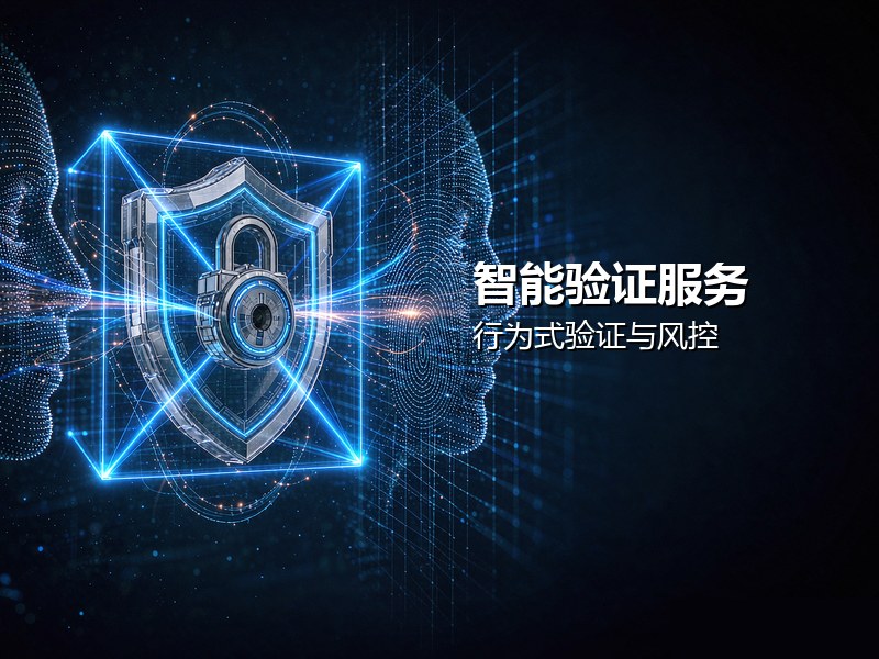 智能验证服务：行为式验证码与实时风控决策引擎